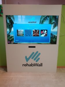 mur interactif rehabwall ehpad